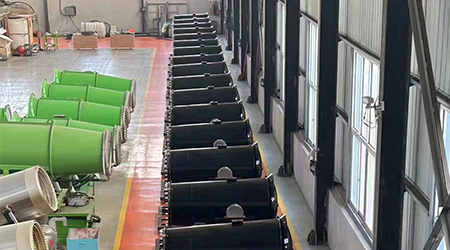 蓝海环保LHW30-200各型号除尘喷雾机正式进入量产阶段