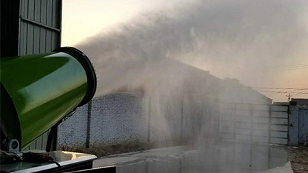 蓝海风送式除尘喷雾机