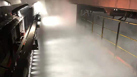 火电厂选用干雾抑尘装置降温除尘